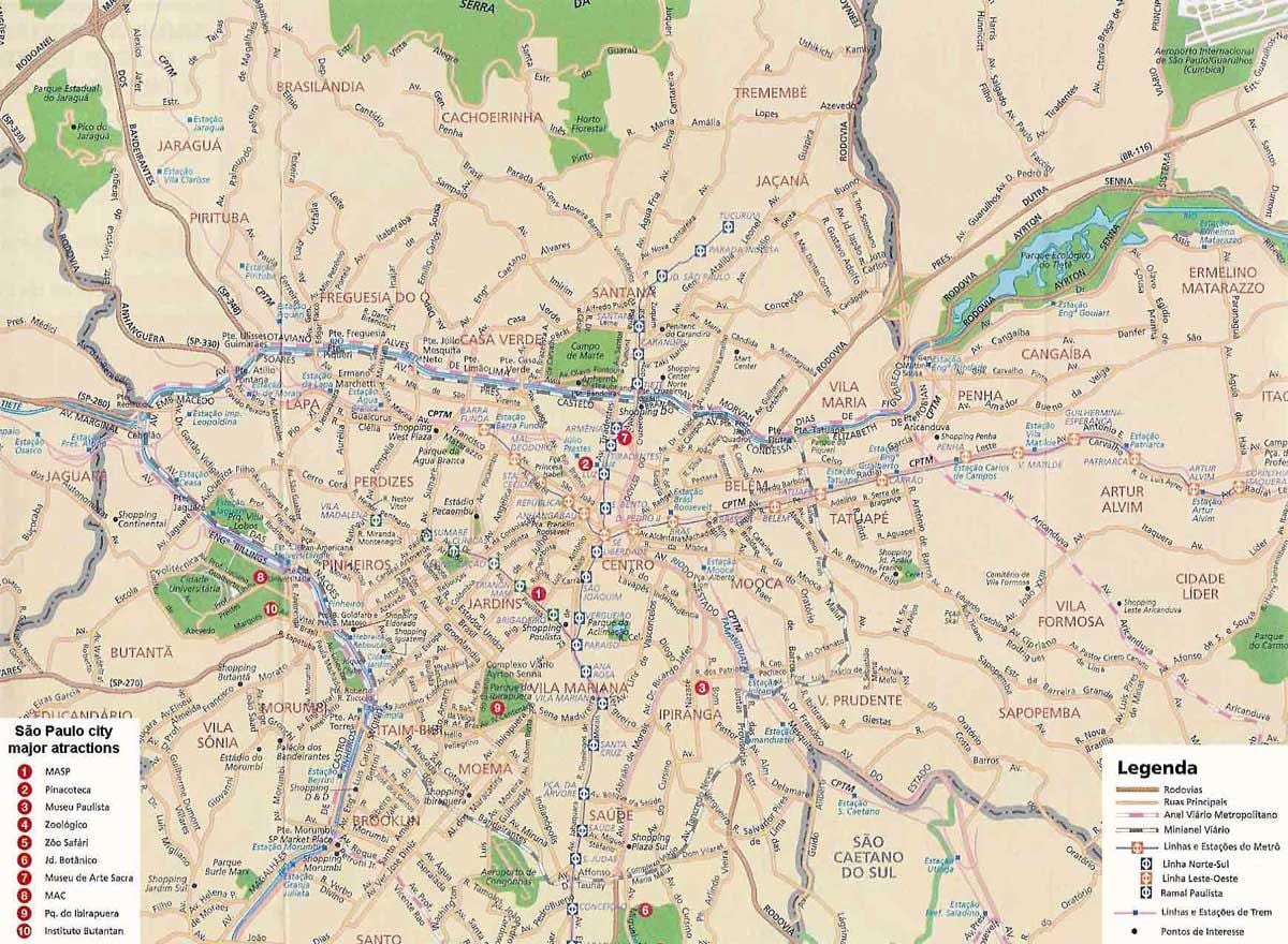 São Paulo hardin mapa