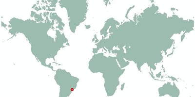 Kung saan ay Sao Paulo matatagpuan sa isang mapa