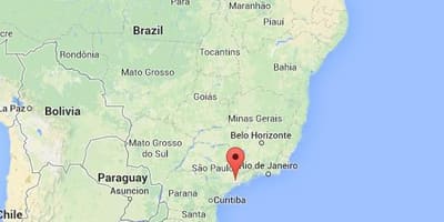 São Paulo, brazil mapa