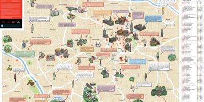 Mapa ng Sao Paulo atraksyon 