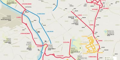 São Paulo bike mapa