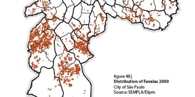 Mapa ng Sao Paulo favelas