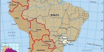 São Paulo geographic mapa