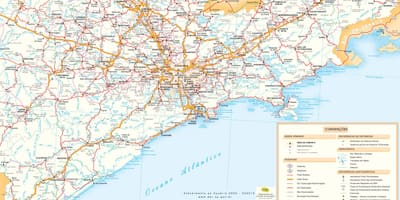 São Paulo highway mapa