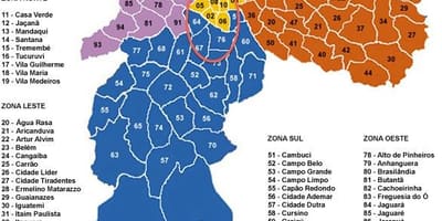 São Paulo munisipyo mapa