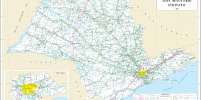 São Paulo rehiyon mapa